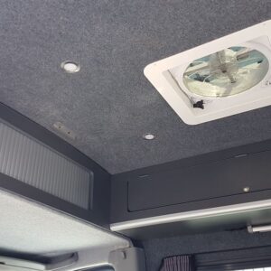 2018.07 VW Crafter MWB Conversion Skylight and Storage Cupboards