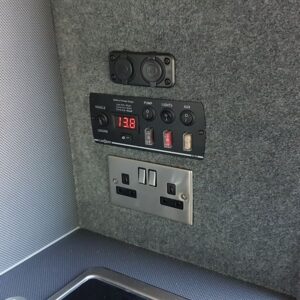 2018.07 VW Crafter MWB Conversion Electrical Sockets