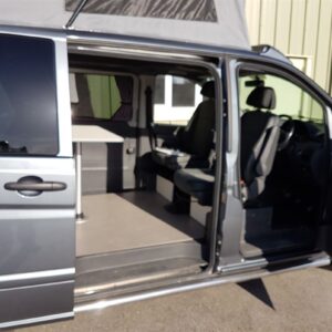 2019.03 Mercedes Vito Day Van Conversion Inside View Showing Swivelled Front Seats
