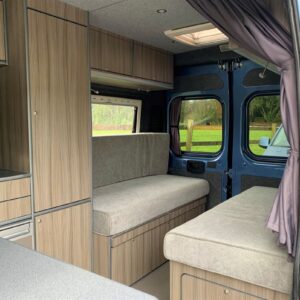 2019.11 Peugeot Boxer L2H2 Conversion View of Seating/Bed Area
