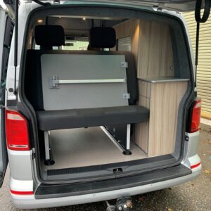 2019.11 VW T6 SWB Full Conversion Rear of Van Inside