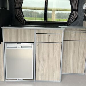 Ford Transit Custom LWB Full Conversion View of Kitchen Area