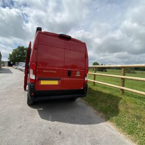 2020.10 Fiat Ducato L3H2 Conversion Outside View of Rear of Van