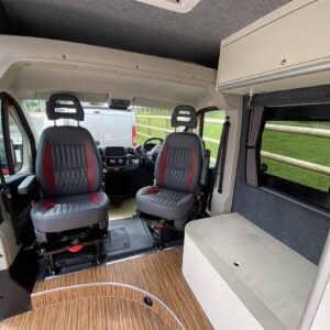 2020.10 Fiat Ducato L3H2 Conversion Seating Area with Swivelled Cab Seats