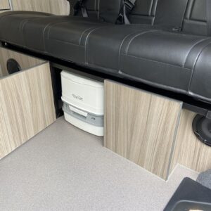2020.10 VW T5 SWB Full Conversion Porta Potti Under RIB Seat