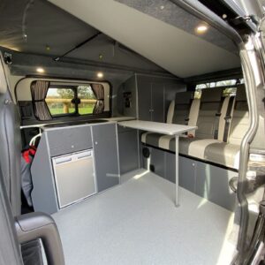 2020.11 Ford Torneo Custom LWB Conversion Inside View with Table