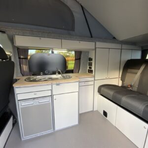 2020.12 VW T6 LWB Full Conversion Inside View of Van