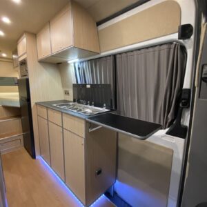 2021.01 Mercedes Sprinter LWB Full Conversion Side Kitchen with Worktop Extension