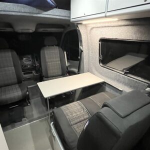 Mercedes Sprinter MWB 4 Berth Conversion Seating Area with Swivelled Front Seats