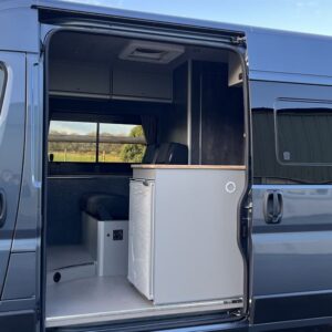 2021.03 Citroen Relay L3H2 Conversion Outside View With Sliding Door Open