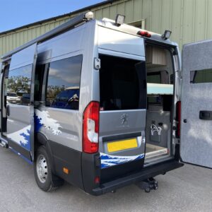 2021.03 Peugeot Boxer L4H2 Full Conversion Outside View of Rear of Van