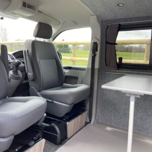 2021.03 VW T5 Day Van Conversion Swivelled Cab Seats and Table