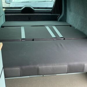 2021.05 VW T5 LWB Full Conversion RIB Seat in Bed Position