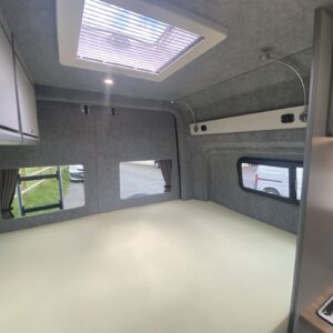 2021.06 VW Crafter MWB Conversion Rear Fixed Bed Area