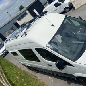 2021.06 VW Crafter MWB Conversion Outside Roof View