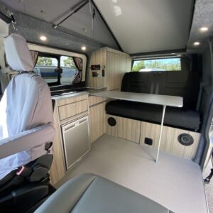 2021.08 Ford Transit Custom SWB Conversion Inside View with Table
