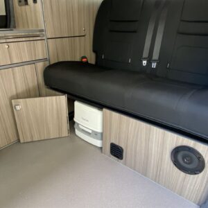 2021.08 Ford Transit Custom SWB Conversion RIB Seat and Porta Potti