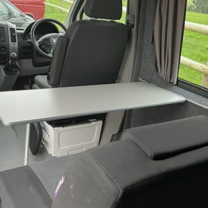 2021.11 VW Crafter LWB Conversion Cab Seating Area