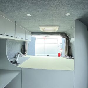 2022.01L2H2 Boxer Conversion View of Fixed Double Bed