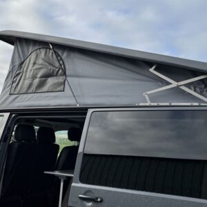 VW Transporter (T6) SWB Full Conversion View of Elevating Roof