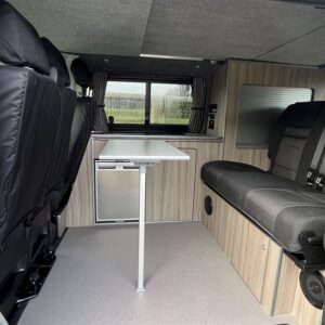 VW Transporter (T6) SWB Full Conversion View of Inside With Table