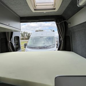 L3H2 Peugeot Boxer Conversion - Bed View