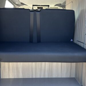 Ford Transit Custom SWB 4 Berth Conversion Showing Rear of RIB Seat