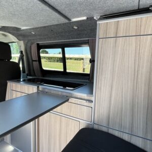 Ford Transit Custom SWB 4 Berth Conversion Inside Van With Table Up