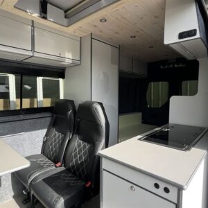 VW Crafter MWB Conversion Showing Inside of Van