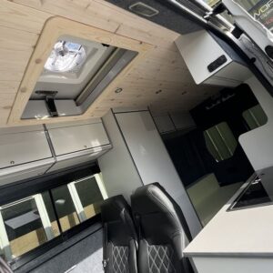 VW Crafter MWB Conversion Showing Inside of Van