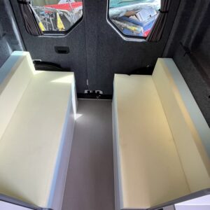 VW Crafter MWB Conversion Rear Seating Area Without Cushions