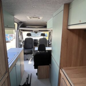 2022.07 Mercedes Sprinter MWB Full Conversion Inside View Looking Towards Front