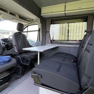 Ford Transit L2H2 Minimal Conversion RIB Seat with Cab Swiveled and Table