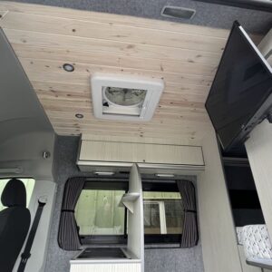 VW Crafter MWB Conversion View of Ceiling and Fan
