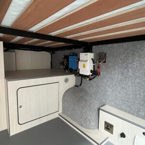 VW Crafter MWB Conversion View of Garage Area