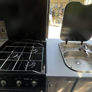 New Crafter MWB 4x4 Kitchen Open
