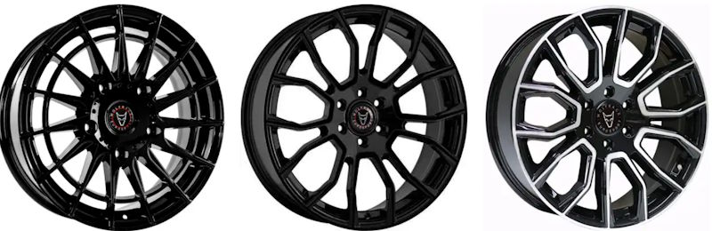 A Selection of Wolfrace Alloy Wheels