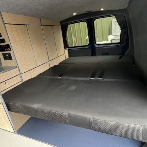 VW T5 LWB Conversion In Bed Mode