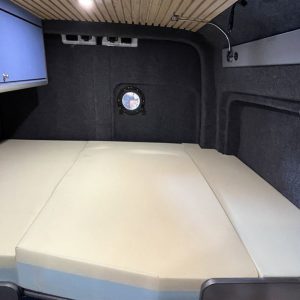 VW Crafter MWB 4 Berth Conversion - Rear Bed Down