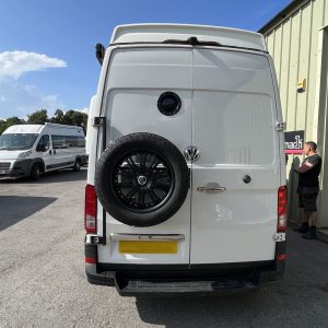 VW Crafter MWB 4 Berth Conversion - View From Outside Back