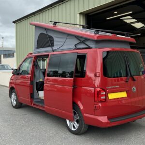 2020.07 VW T6 LWB Conversion View of Outside with Elevating Roof