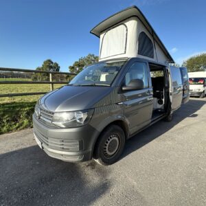 2023.12 VW T6 SWB Full Conversion Outside View with Elevating Roof