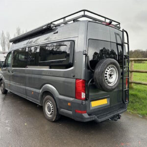 2024.02 New VW Crafter LWB Conversion Outside View of Side of Van