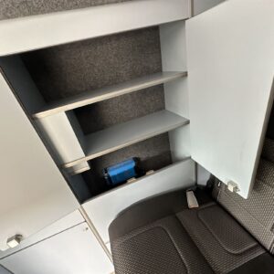 Open Storage Cupboard Next to RIB Seat