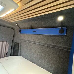 2025.06 Peugeot Boxer L3H2 Conversion Overhead Lights in Sleeping Area