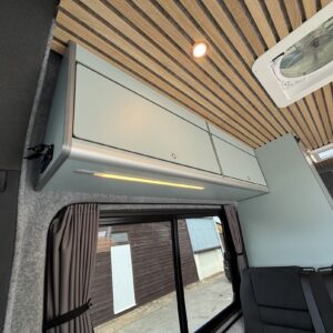 2025.08 MWB Sprinter Conversion Overhead Storage Cupboard Above RIB Seat